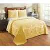 Elegant 100% Cotton 3 Piece Tufted Chenille Bedspread King Size