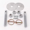 KIPA Stainless Hood Pin Set Chrome Hardware for Chevy Ford