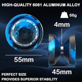 M18 yoyo profesional de metal de doble modo, sensible y no sensible, adecuado para principiantes y jugadores avanzados, diseño de mariposa Yo Yo, jueg