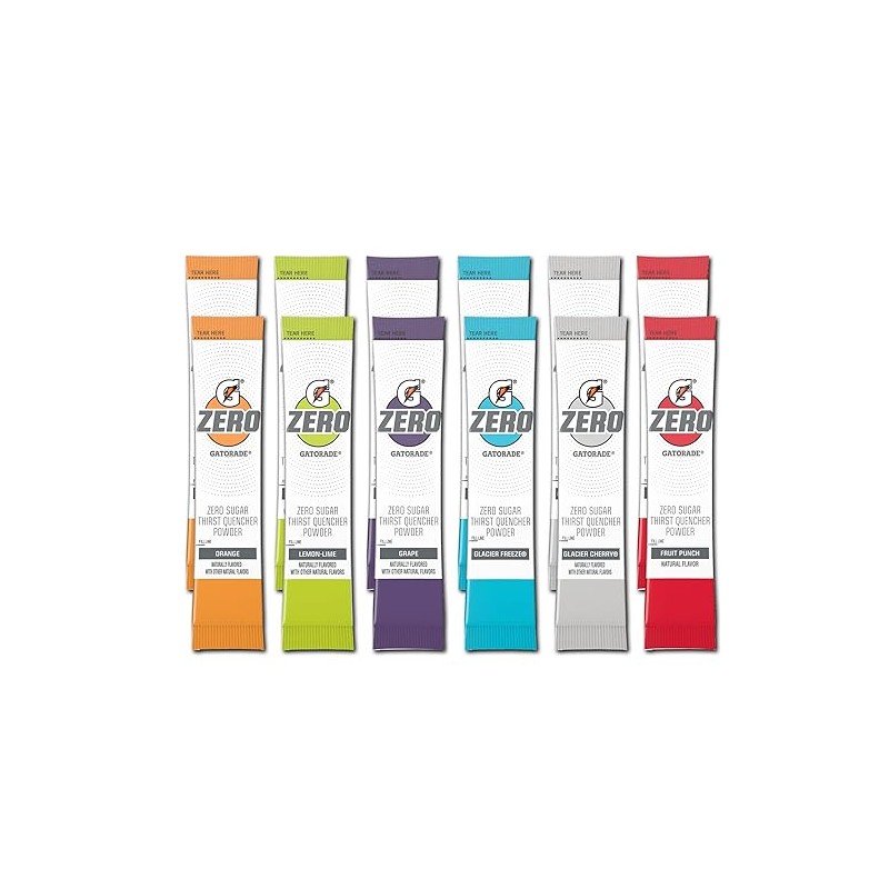 G Zero Powder - Electrolytes Powder Packets Variety - 12