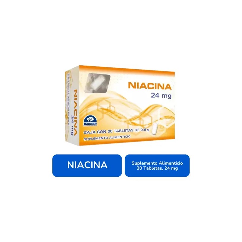 Suplemento En Tabletas Niacina X 240g