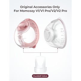 Momcozy Original V1 Pro/V2 Pro Replacement Spare Parts for Milk Pump, Duck Bill Valve Only Suitable for momcozy V1/V1 Pro/V2/V2 Pro, Pack of 4