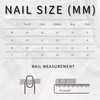 Valentine's Day Handmade Press on False Nails,10pcs Reusable Luxury Fake