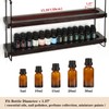 THYGIFTREE Essential Oil Storage Shelf Wall Mounted Wooden Essential Oil