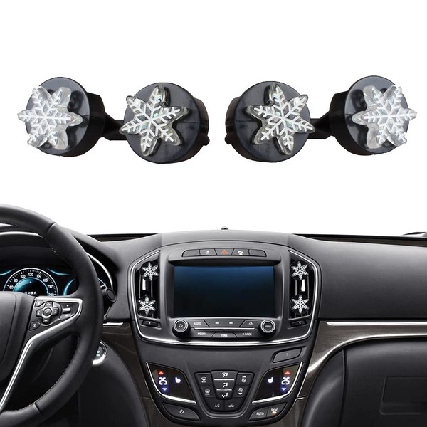 MII-Factory Car Christmas Decorations, Cute Car Interior Air Vent Gingerbread,