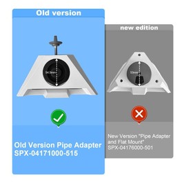 for 2024 Starlink Mini Clamp Mount, Angle Adjustable with Original Pipe Adapter for Starlink Mini Alloy Starlink Mini Bracket for RV/Pole/Yacht/Camper/Guardrails, Not Suitable for 2025 Pipe Adapters