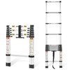 RIKADE Telescopic Ladder, 6.5FT Aluminum Telescoping Ladder with Non-Slip Feet,