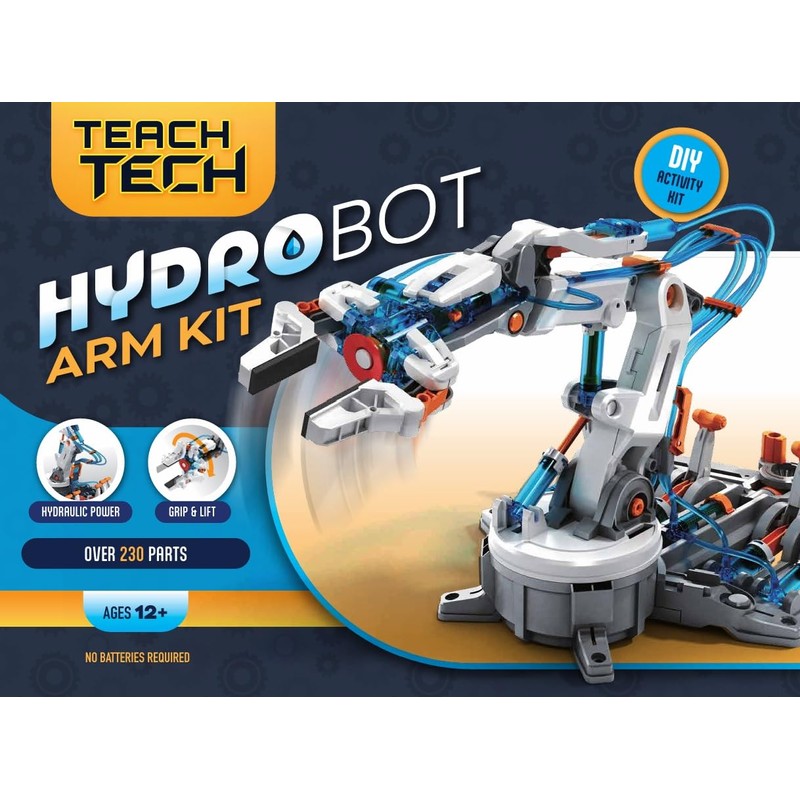 Teach Tech “Hydrobot Arm Kit”, Hydraulic Kit, STEM Building Toy