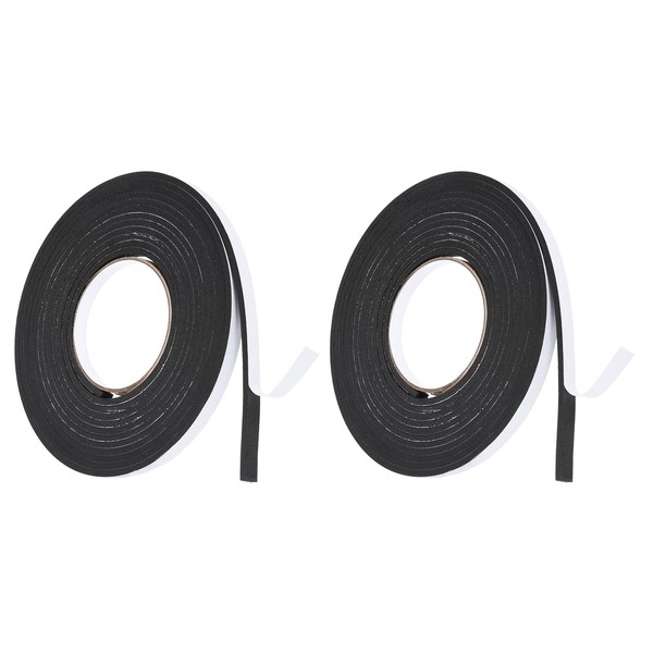 GLOKUUCA Foam Seal Tape - 2 Pack Self Adhesive Soundproof