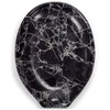 Nat & Jules Marbled Black 6 x 4 inch Ceramic