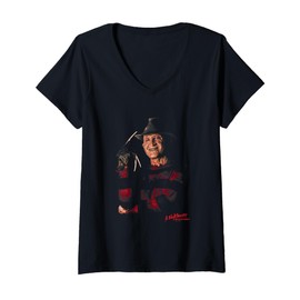 Womens A Nightmare On Elm Street 3: Dream Warriors Freddy Smile V-Neck T-Shirt