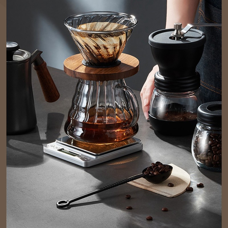 High Borosilicate Glass Hand Flushing Coffee Pot Drip Filtration Coffee