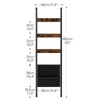 HOOBRO Blanket Ladder, 5 Tier Towel Rack, 17.3" L x