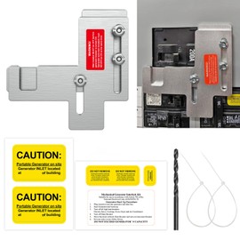 SQUANCHY Generator Interlock Kit Compatible with Siemens or Murray 150 & 200 amp Panels, Generator Horizontal Electrical Interlock Kit, 7/8-1 1/4" inches Spacing Between Main and GEN Breaker