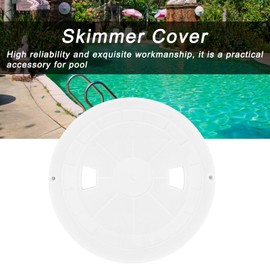 Skimmer Lid, 10" Swimming Pool Skimmer Cover Deck Lid Pool Skimmer Lid Replacement, Skimmer Valve Lid Replacement Pool Filter Cover for Swimming Pool and Spa Skimmer