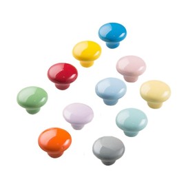 zalati Cabinet Knobs 20pcs Cupboard Handles Drawer Pulls Ceramic for M4 Kitchen Bathroom Closets Wardrobe - 10 Colors, Ceramic