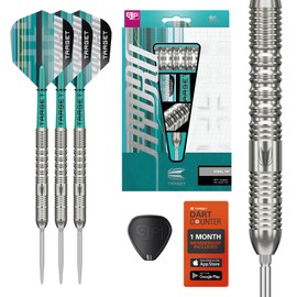 Target Darts Hydro Steel Tip Dart Set, 24G (Barrel 01) | 90% Tungsten Darts, Silver Swiss Point Tips, Pro Grip Tag Shafts & Pro Ultra No.6 Flights, SP Tool Included | Professional Dart Sets