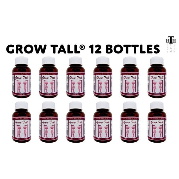 ⭐⭐⭐⭐⭐ GROW a little TALLER as much as six Inches - bone growth - 12 bottles NEW!