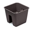 Annastore Flower Box for Railings and Parapets, Balcony Box, Railing