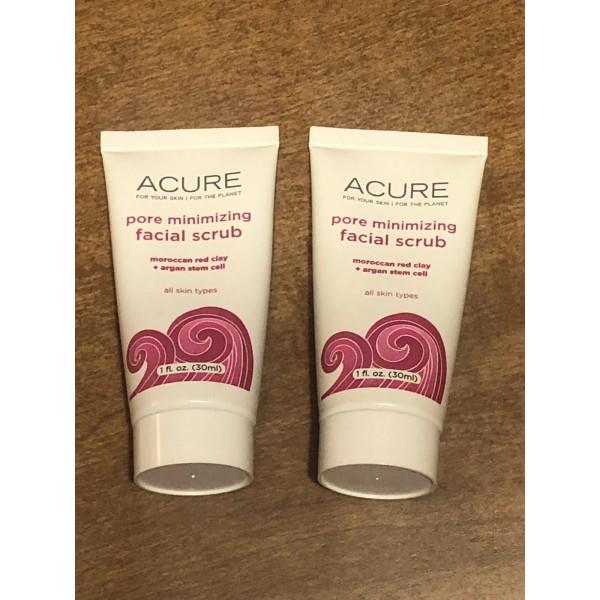 Acure 2 X Acure Pore Minimizing Facial Scrub 1 oz