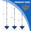 Wall Cleaner Mop with 63" Long Handle, 2 in 1