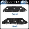 INFINAUTO Bumper Support Bracket, Right Side Front Bumper Retainer Bracket