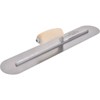 Concrete Finishing Trowel 20 X 4 Rounded Curved Wood Handle