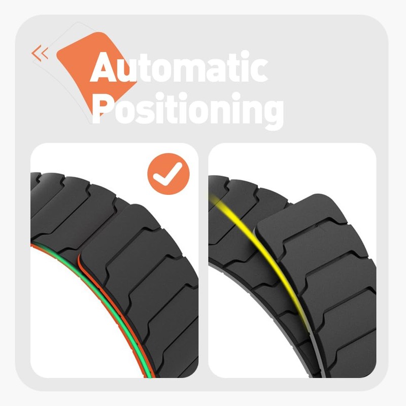 Magnetic Watchband Compatible with AMAZTIM M2/M3/T2/T3, Silicone Sport Strong Magnet