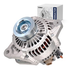 High Output Alternator for/Toyota Yaris S 2007-2009; Yaris Base 2007-2012; Yaris L, LE 1.5L 2012-2015 80Amp 12V CW 4-Groove Pulley 27060-21150 104210-8180