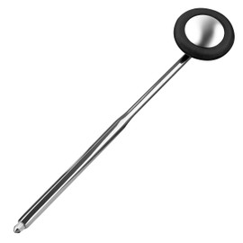 Shehadeh - Babinsky Reflex Hammer with Round Head and Needle - 150 g Heavy - Chrome-Plated Stainless Steel