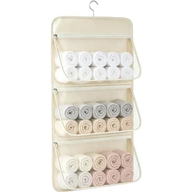 Hanging Purse Organizer Large Capacity Mesh Storage Bag With Hanger Hook