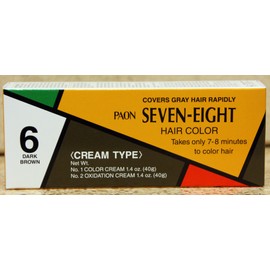 PAON Hair Cream Refill, No. 6 Dark Brown