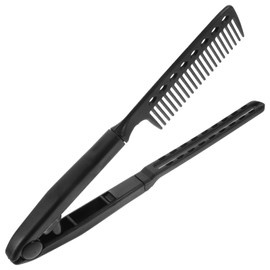 DOITOOL Straight Comb, V-Shaped Comb, Time-Saving, Glossy Hair, For Combined Hair Cutter, Salon Specifications, Hair-Free, Brush, Foldable, Portable, Beauty Tool, For Home Use, Self-Care, 23.0 x 11.5