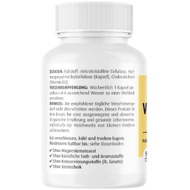 ZeinPharma Vitamin D3 5000 I.E. Kapseln hochdosiert- Vit D3, 2 Jahresvorrat Depot 90 Stück, natürliches Nahrungsergänzungsmittel ohne Zusatzstoffe, Reinsubstanz