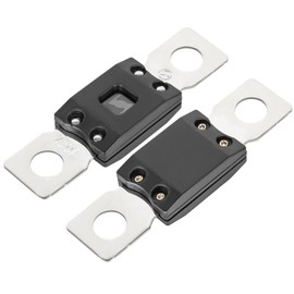 Scelrin 2Pcs 250A MEGA/AMG Fuse, High Current Bolt-on Fuse for Cars, Trucks, Construction Vehicles, Buses, Caravans Cars, Boats (250A)
