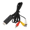 AV to HD Multimedia Interface Cable 3 RCA to HD