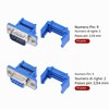 QUARKZMAN D-Sub DB9 Connettore 9 Pin 2 filo Maschio Femmina