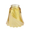 Aspen Creative 23172-4 Transitional Amber Ceiling Fan Replacement Glass Shade.