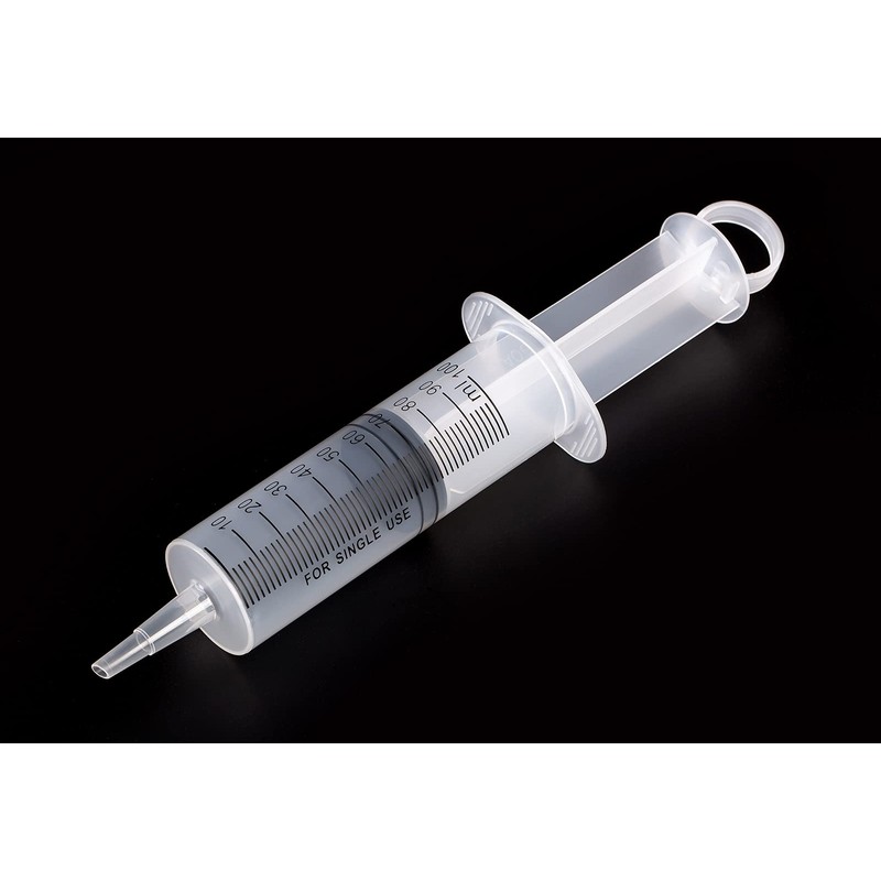 SHAOTONG 100ml Syringe with 40 Inch Tube and Tip Adapter,
