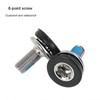 Mimoke Bottom Bracket, Bottom Bracket BSA Bottom Bracket 4-Hole Axle