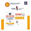 J.H. Company Termo Digital Inteligente 500 Ml Estrellas Acero Inoxidable