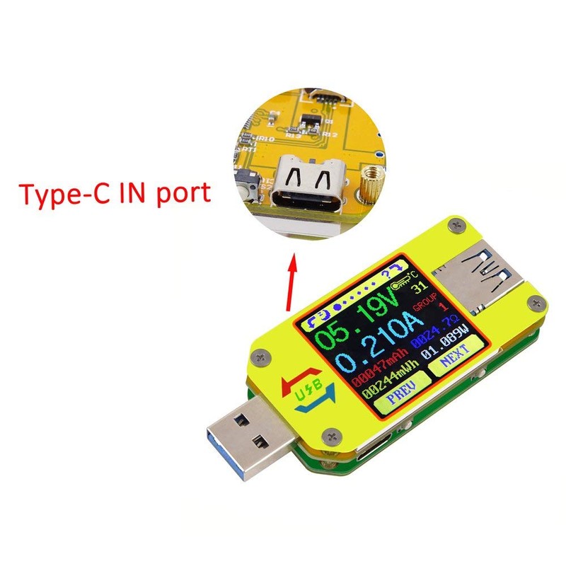 DollaTek UM34C USB Meter Tester Voltage Current Bluetooth Charger Voltmeter
