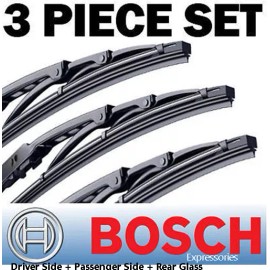 Bosch Direct Connect 24" 18" 17" Wiper Blades Set 3 pcs. for Toyota Sienna 99-03