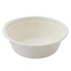 Shimojima Haiko Bagasse Commercial Bowl, C500, ND15A, 50 Sheets White