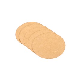 PATIKIL Pack of 25 2 Inch Round Cardboard Paper Blank Disc Circles Cuts for Party Embellishments DIY Crafts Painting Drawing Painting Writing Brown