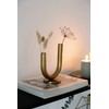 LaLe Living Ajala Vase in Gold U-shaped Asymmetric with Double-Sided