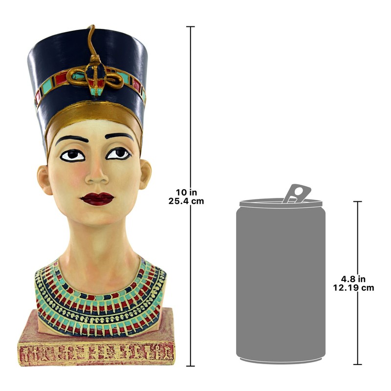 Design Toscano Egyptian Queen Nefertiti Royal Bust: Medium