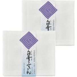 Snow White Dish Towels, White/White, 11.8 x 13.8 inches (30 x 35 cm), Pack of 2 (2)