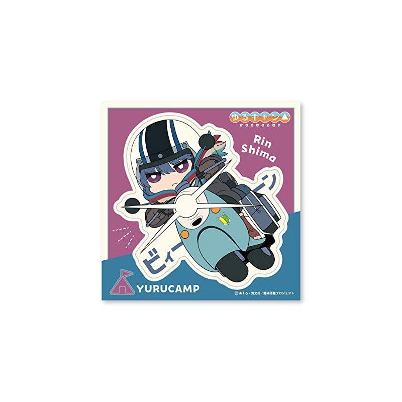 Laid-Back Camp SEASON2 GG3 Resistant Sticker Bean Rin