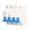 4P Miniature Circuit Breaker DIN Rail Mount Low Voltage Overload